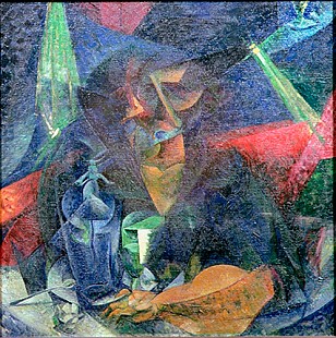 Umberto Boccioni - Composition with Figure of a Woman