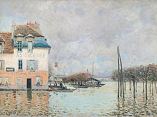 Alfred Sisley - The Flood at Port-Marly