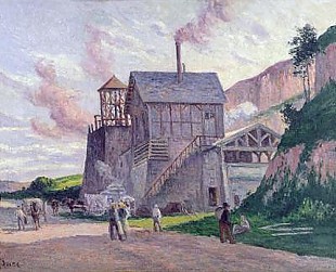 Maximilien Luce - Cement Factory at Vermenton