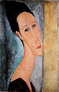 Amadeo Modigliani - Portrait of Jeanne Hebuterne