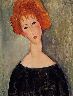 Amadeo Modigliani - Red Head