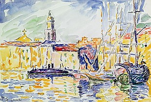 Paul Signac - The Harbour at St. Tropez, 1905