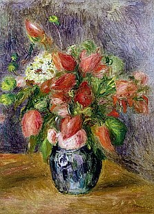 Pierre-Auguste Renoir - Vase of Flowers