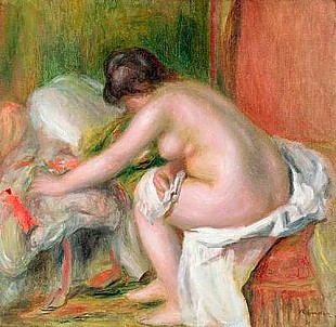 Pierre-Auguste Renoir - Seated Bather