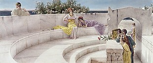 Sir Lawrence Alma-Tadema - Under the Roof of Blue Ionian Weather, 1901