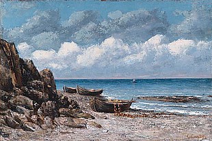 Gustave Courbet - Boats at St. Aubain