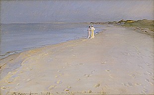 Peder Severin Kroyer - At the South Beach, Skagen