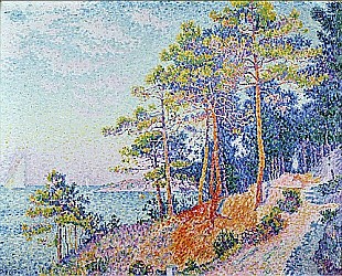 Paul Signac - St. Tropez, the Custom's Path, 1905
