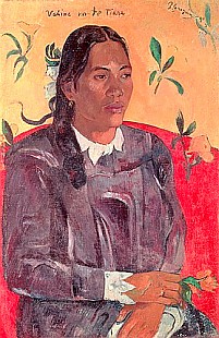 Paul Gauguin - Woman with a Flower