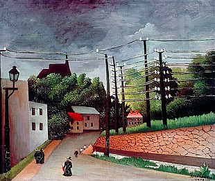 Henri Rousseau - View of Malakoff, Hauts-de-Seine