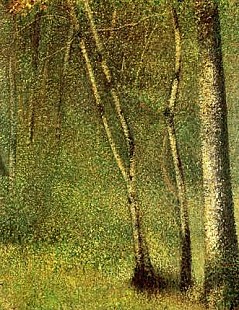 Georges-Pierre Seurat - In the Forest at Pontaubert