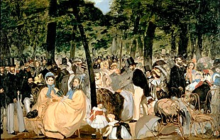 Edouard Manet - Music in the Tuileries Gardens