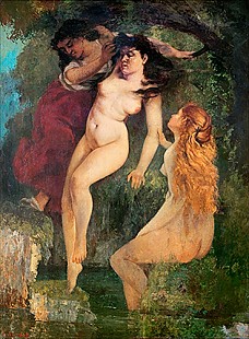 Gustave Courbet - Three Bathers