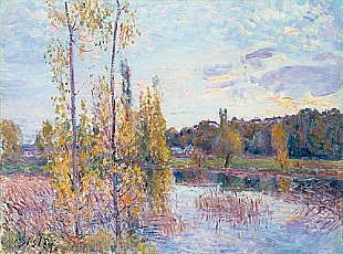 Alfred Sisley - The Lake at Chevreuil