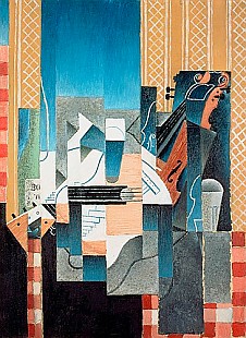 Juan Gris - Still Life with Violin and Guitar