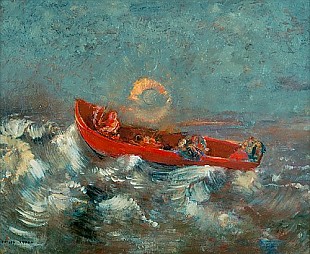 Odilon Redon - The Red Boat