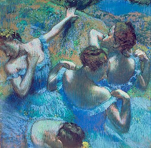 Edgar Degas - Blue Dancers