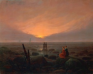 Caspar David Friedrich - Moon Rising Over the Sea