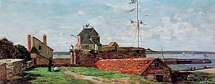 Eugéne Boudin - The Francois Ier Tower at le Havre