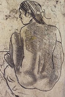 Paul Gauguin - Seated Tahitian Nude