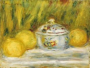 Pierre-Auguste Renoir - Sugar Bowl and Lemons