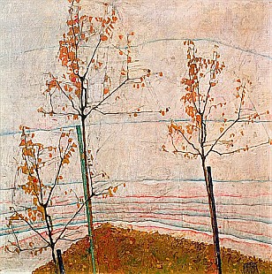 Egon Schiele - Autumn Trees
