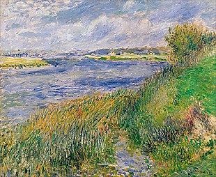Pierre-Auguste Renoir - The Banks of the Seine, Champrosay