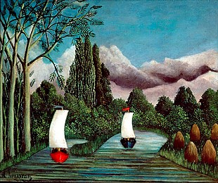 Henri Rousseau - The Banks of the Oise
