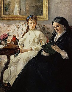 Berthe Morisot - Portrait of the Artist's Mother and Sister, 1869-70