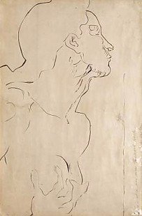 Ferdinand Hodler - Study for 'Feeling I'