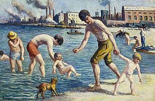 Maximilien Luce - Bathers