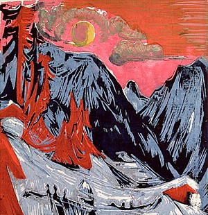 Ernst Ludwig Kirchner - Mountains in Winter