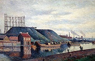 Maximilien Luce - The Slag Heaps of Sacre Madame