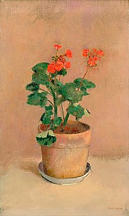 Odilon Redon - Geraniums in a Pot