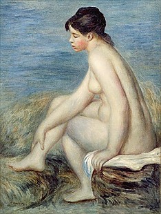 Pierre-Auguste Renoir - Seated Bather