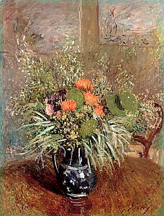 Alfred Sisley - Still Life of Wild Flowers