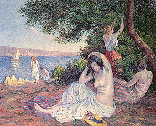 Maximilien Luce - Women Bathing