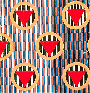 Lyubov Sergeevna Popova - Red Triangles in Circles