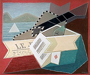 Juan Gris - A Guitar facing the Sea