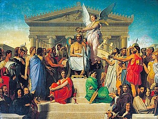 Jean Auguste Dominique Ingres - Apotheosis of Homer
