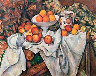 Paul Cézanne - Still life with apples and oranges
