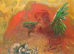 Odilon Redon - Pegasus Triumphant