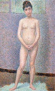 Georges-Pierre Seurat - Model from the Front