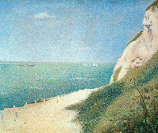 Georges-Pierre Seurat - Beach at Bas Butin, Honfleur