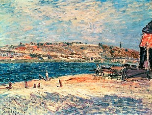 Alfred Sisley - River Banks at Saint-Mammes