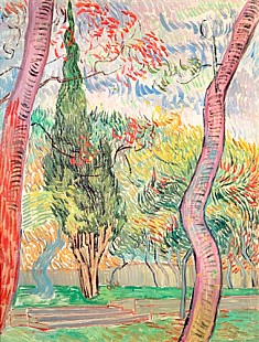 Vincent van Gogh - The Garden of St. Paul's Hospital, St. Remy