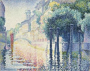 Henri-Edmond Cross - Rio San Trovaso, Venice