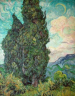 Vincent van Gogh - Cypresses