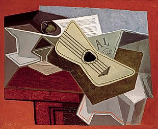 Juan Gris - Guitar and Newspaper