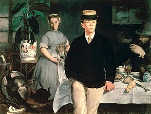 Edouard Manet - Luncheon in the Studio
